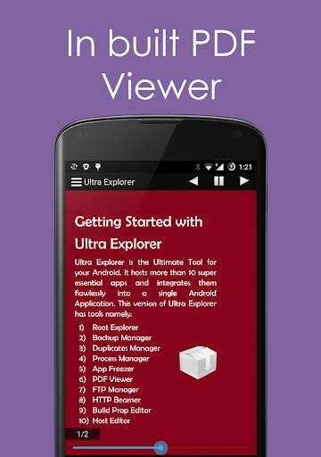 Ultra Explorer [Root Browser] screenshot 2