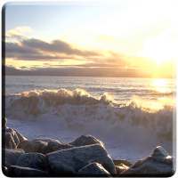 Waves on Rocks Video Wallpaper logo