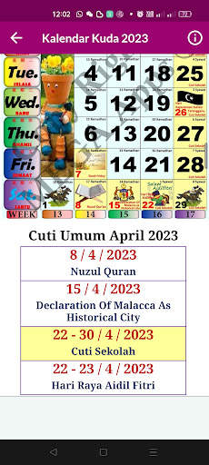 Kalendar Kuda Malaysia - 2023 screenshot 6