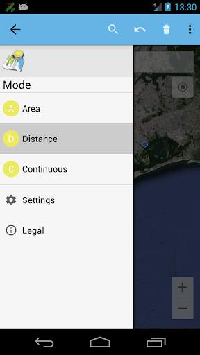 AndMeasure (Area & Distance) 5 تصوير الشاشة