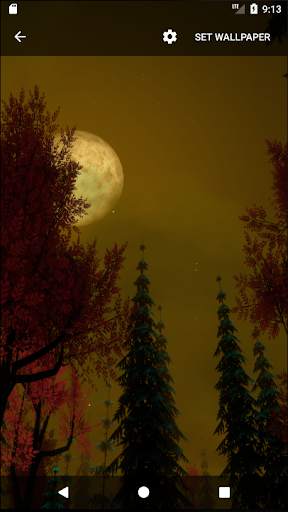 Mystic Night Sky Live Wallpaper screenshot 4