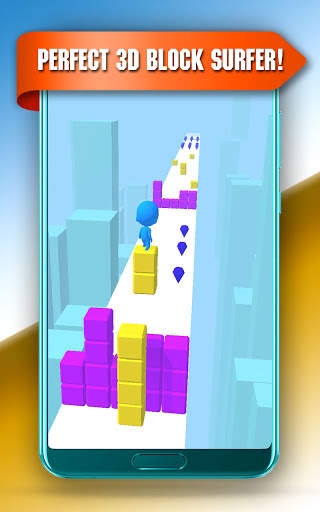 Perfect 3D Block Surfer! screenshot 5