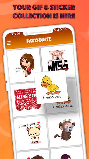 Miss You GIF : Miss You Stickers For WhatAapp screenshot 2