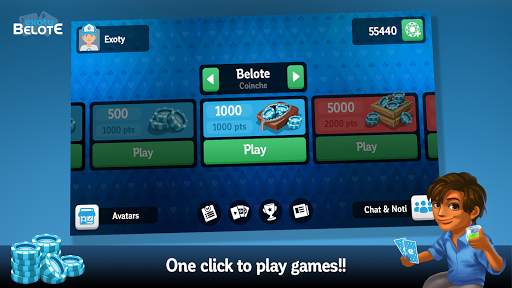 Exoty Online Belote & Coinche screenshot 3