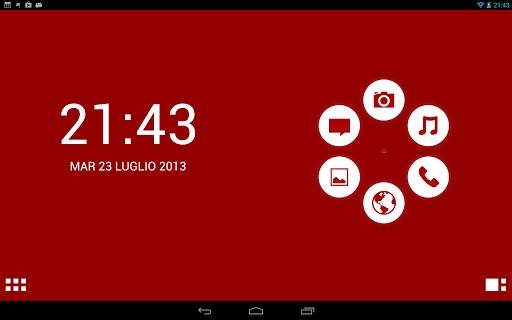 Basic Red Theme for Smart Laun screenshot 3