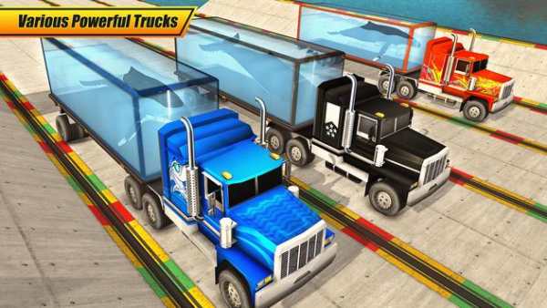 Impossible Whale Transport Truck Driving Tracks screenshot 9