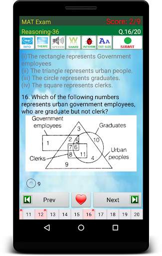 MAT Exam screenshot 4