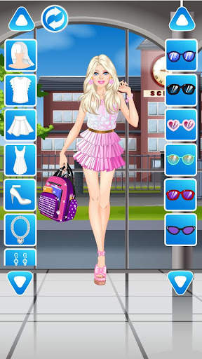 College Student Fashion Dress Up Game for girls screenshot 2