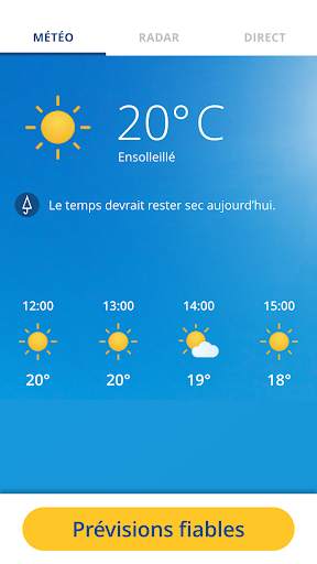 Radar meteos24 & météo fiable screenshot 1