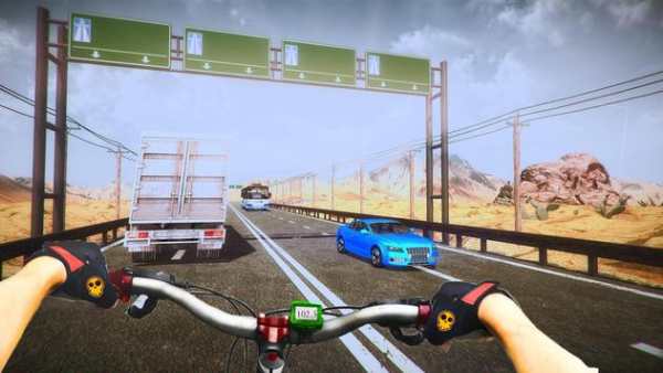 Bicycle Racing Highway Stunt Racer screenshot 7
