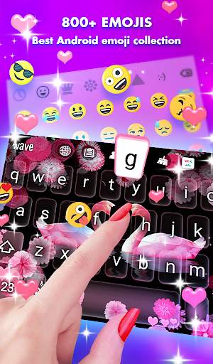Swans Love Live Wallpaper & Animated Keyboard screenshot 3