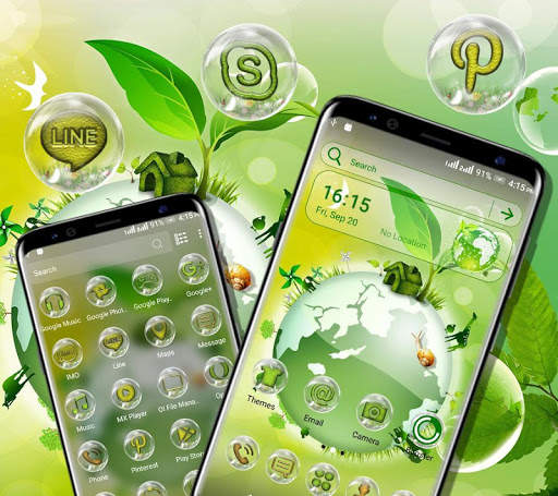 Green Earth Launcher Theme screenshot 5