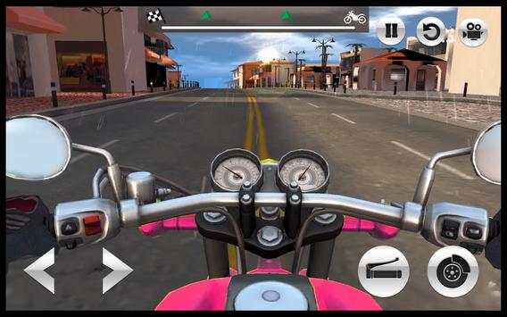 Moto Racing : Real City Highway Bike Rider Game 3D screenshot 4