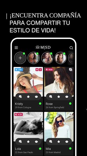 M|SD – La app de citas exclusivas screenshot 2