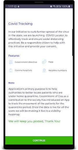 Covid Locator screenshot 2