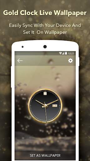 Gold Clock : Analog Clock Live screenshot 4