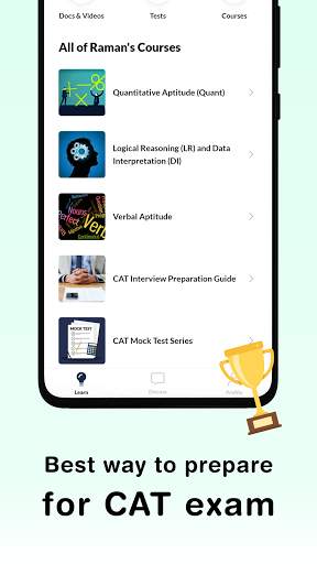 CAT MBA Exam Preparation: Mock Test, Solved Papers 2 تصوير الشاشة