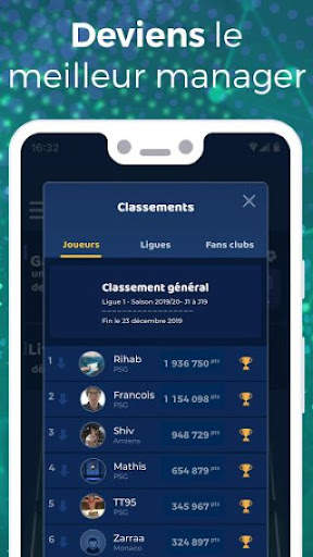 FanLive : jeu de fantasy league football & mercato screenshot 7