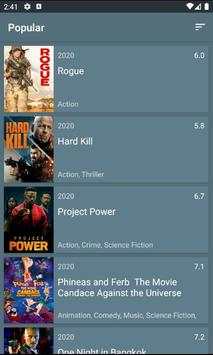 IMDB movies screenshot 1