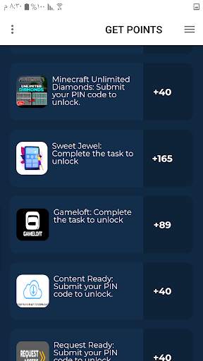 Earn money by points app स्क्रीनशॉट 1