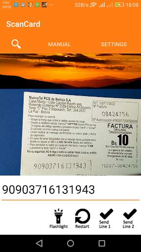 Scan Card - Scan the prepaid card and load balance screenshot 3