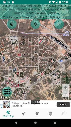 UTM MGRS Finder screenshot 1