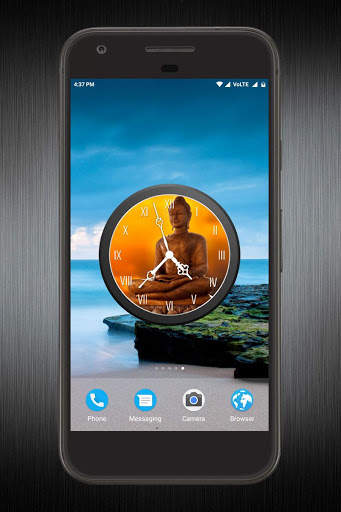 Buddha Clock Live Wallpaper screenshot 2