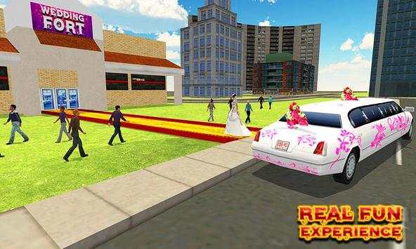 City Bridal Limo Car Simulator screenshot 2
