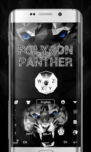 Polygon Panther GO Keyboard Theme screenshot 3