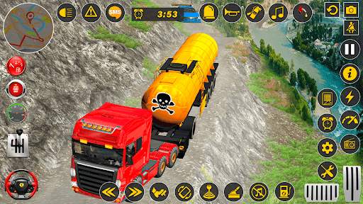 Oil Tanker Truck Driving Games screenshot 8