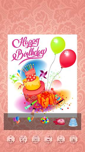 Birthday Stickers 2 تصوير الشاشة