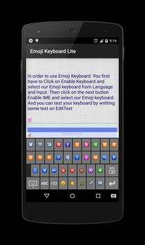 Emoji Keyboard Lite screenshot 3
