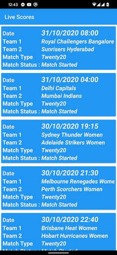 Live Cricket Match & Score : Live Cricket 2020 screenshot 2