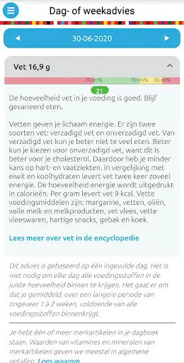 Mijn Eetmeter screenshot 5