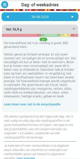Mijn Eetmeter screenshot 5