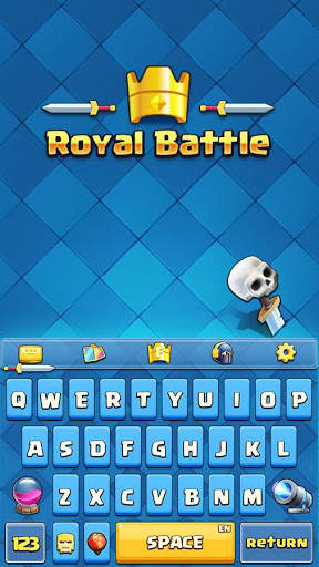 Royal Battle Keyboard Theme screenshot 1