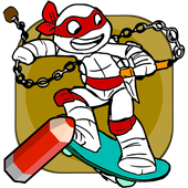 Coloring Game for Ninja Turtle icon