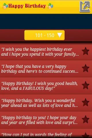 Happy Birthday SMS screenshot 4