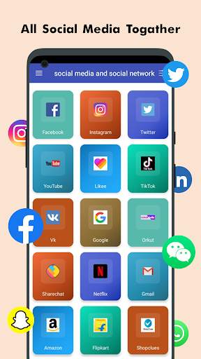 All Social Media and Social Network screenshot 1