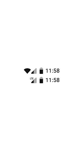 Oreo Status Bar Icons Komponent screenshot 2