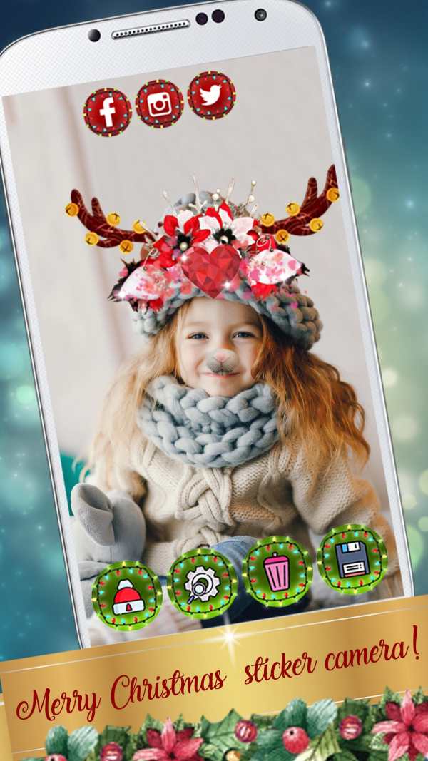 Christmas Face Effects – Merry Christmas Camera screenshot 1