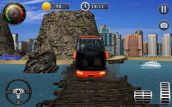 Uphill Off Road Bus City Coach Bus Simulator 2018 screenshot 4