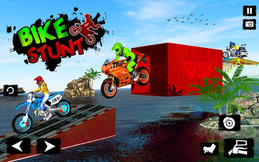 Mega Ramp Bike Race 3d Bike Stunt- Racing Games screenshot 3