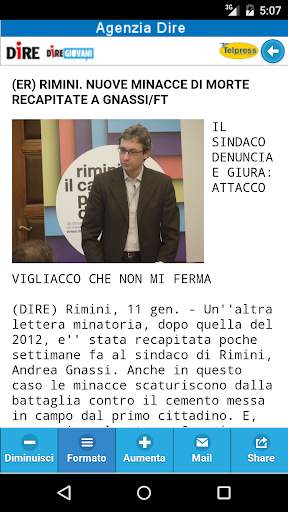 DIRE News screenshot 2