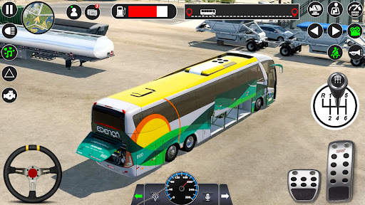 City Coach Bus Driving Game 3D screenshot 4