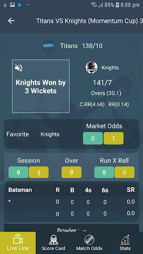 Cricnet- Cricket Live Line screenshot 2