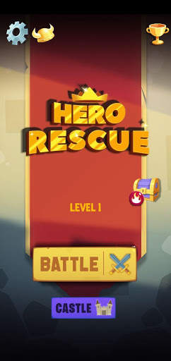 Hero Rescue - Pull The Pin | Free Pin Puzzle Games screenshot 1