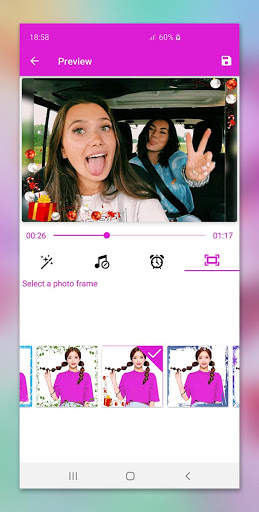 Image to Video with Song : Slideshow screenshot 1