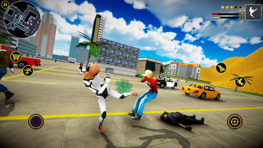 Flying Surfer Grand Robot Superhero : Crime Games screenshot 3