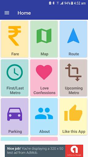 Delhi Metro Nav Fare Route Map 2 تصوير الشاشة